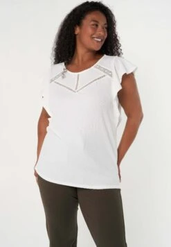 Met Korte Mouwen - Blouse - Off White
