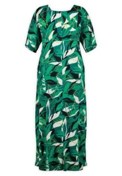 Maxi Met Gedraaide Detail - Robe Longue - Multi Green -Ms Mode 18dd38666c364c9cae9a62bed5892add