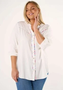 Met Ballonmouwen - Blouse - Off White