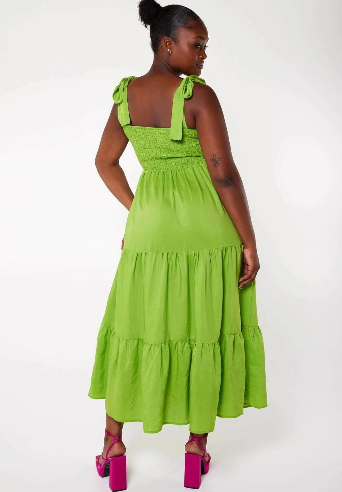 Zomerse - Robe Longue - Groen 2 Zomerse - Robe Longue - Groen – Image 2