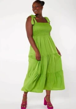 Zomerse - Robe Longue - Groen