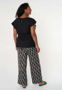 Met Korte Mouwen - Blouse - Black -Ms Mode 6951949e27044ba19163295fb8c3f2e4 scaled