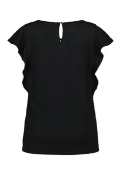 Met Korte Mouwen - Blouse - Black -Ms Mode 79030b667bca4863a48cccf7d2a375e1