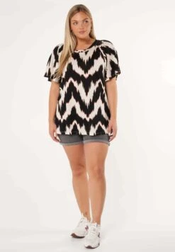 T-Shirt Imprimé - Multi Black White