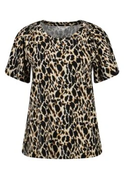 T-Shirt Imprimé - Multi Brown -Ms Mode 81066ce9ac874411a7d0bc28ee02a990