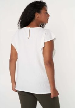 Met Korte Mouwen - Blouse - Off White -Ms Mode 8b3132cab4974fae99951e0663a8a488 scaled
