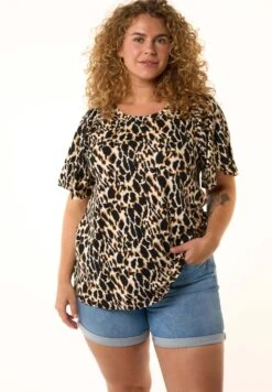 T-Shirt Imprimé - Multi Brown