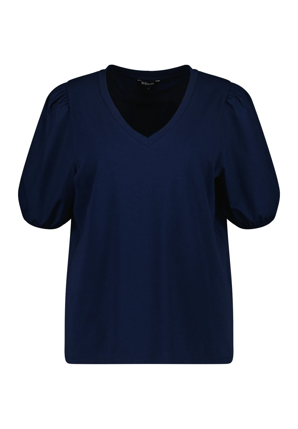 Met Pofmouwen - Blouse - Navy Blue 6 Met Pofmouwen - Blouse - Navy Blue – Image 6