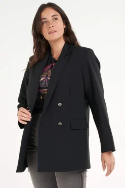 Blazer à Double Boutonnage -Ms Mode A17060012 13