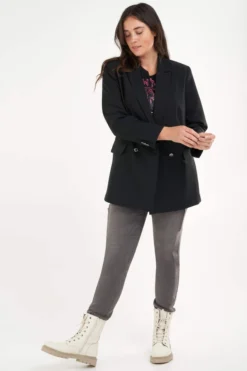 Blazer à Double Boutonnage -Ms Mode A17060012 14