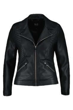 Veste En Similicuir Noire