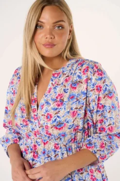 Robe à Imprimé Floral. 9 Robe à Imprimé Floral. -Ms Mode D15238510 13