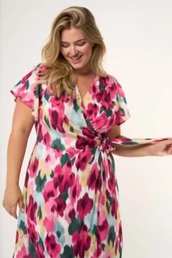 Robe Midi à Imprimé Floral