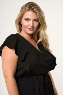 Robe à Col En V -Ms Mode D20103012 13