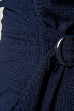 Robe Avec Détails En Bois -Ms Mode D20114096 11