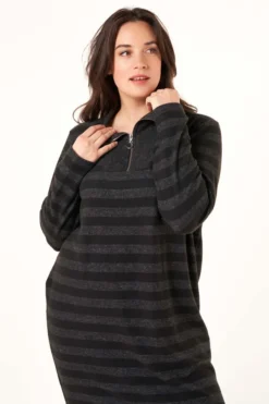 Robe à Fermeture éclair -Ms Mode D25099002 12