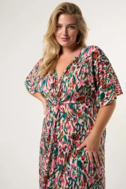 Robe Maxi à Détails Torsadés -Ms Mode D25105001 12