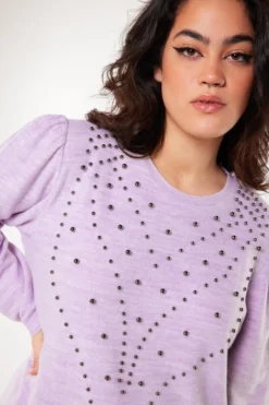 Pull Avec Details De Perles -Ms Mode E11194034 11