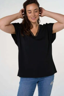 T-shirt En Coton Brodé -Ms Mode E20162012 13