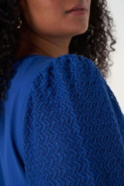 Haut Avec Manches Texturées -Ms Mode E20163097 11