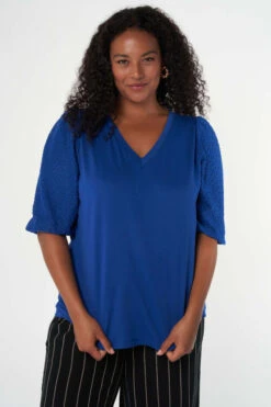 Haut Avec Manches Texturées