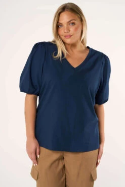 Haut à Manches Bouffantes -Ms Mode E20193096 12