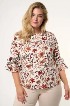 Haut Avec Manches à Volants 13 Haut Avec Manches à Volants -Ms Mode E26288511 13