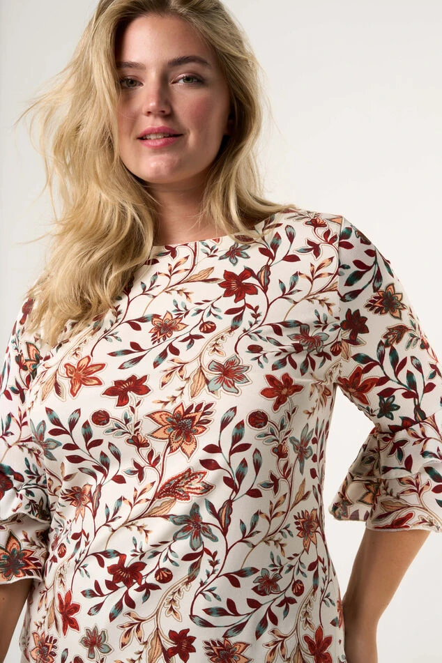 Haut Avec Manches à Volants 1 Haut Avec Manches à Volants