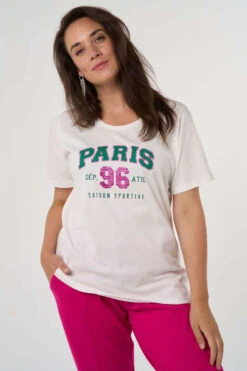 T-shirt Avec Imprimé Paris 12 T-shirt Avec Imprimé Paris -Ms Mode E26295010 12