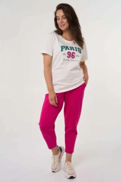 T-shirt Avec Imprimé Paris 13 T-shirt Avec Imprimé Paris -Ms Mode E26295010 13