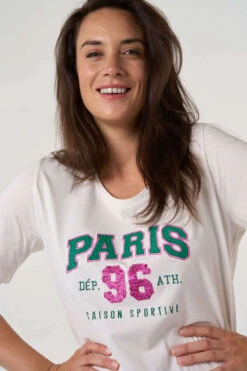 T-shirt Avec Imprimé Paris