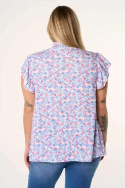 Chemisier à Détails Smockés -Ms Mode E26302510 10