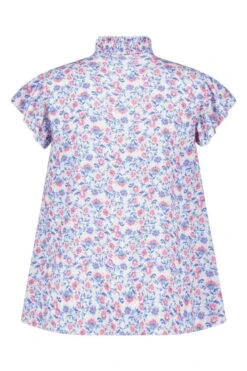 Chemisier à Détails Smockés -Ms Mode E26302510 5