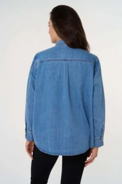Chemisier En Jean -Ms Mode K11044007 10