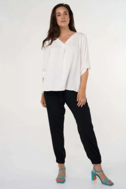 Chemisier à Col En V