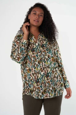 Chemise Décontractée à Imprimé -Ms Mode K15131504 12