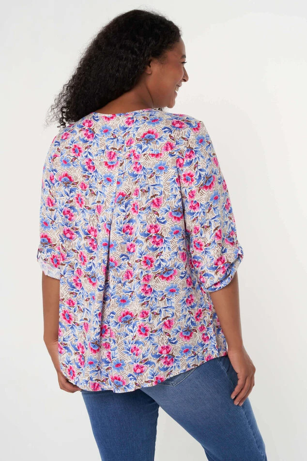 Blouse Avec Col En V 4 Blouse Avec Col En V – Image 4