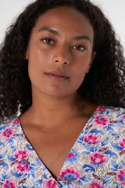 Blouse Avec Col En V 10 Blouse Avec Col En V -Ms Mode K15189510 11