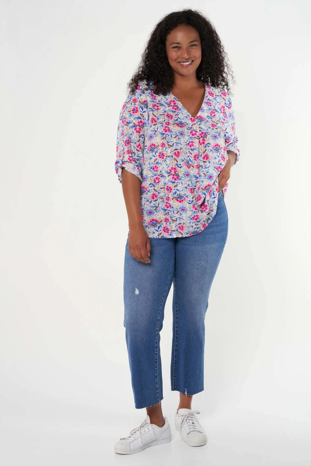 Blouse Avec Col En V 6 Blouse Avec Col En V – Image 6