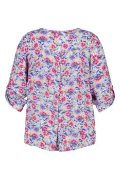 Blouse Avec Col En V 8 Blouse Avec Col En V -Ms Mode K15189510 5