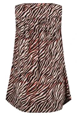 Chemisier Sans Manches à Imprimé Zébré 9 Chemisier Sans Manches à Imprimé Zébré -Ms Mode K35025509 5