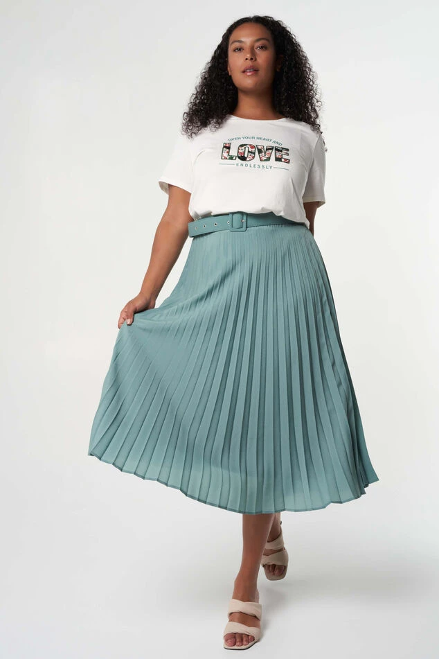 Jupe Midi Plissée 1 Jupe Midi Plissée