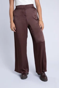 Pantalon En Satin -Ms Mode M11121059 11