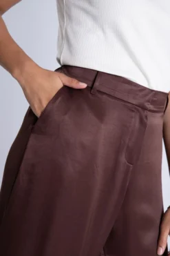 Pantalon En Satin -Ms Mode M11121059 13