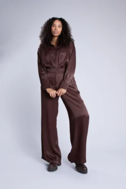 Pantalon En Satin -Ms Mode M11121059 15