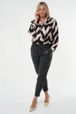 Pantalon De Survêtement En Similicuir