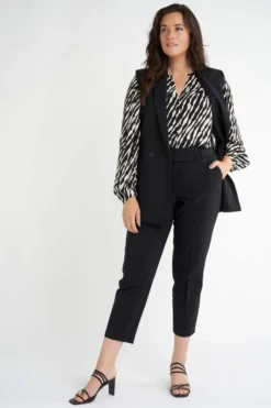 Pantalon Avec Ceinture -Ms Mode M11163012 13