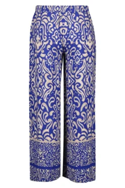 Pantalon Large à Imprimé Cachemire -Ms Mode M11267505 5