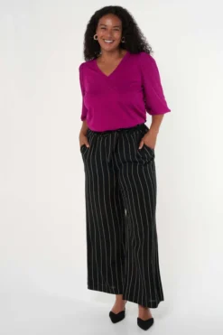 Pantalon En Lin -Ms Mode M11273011 13