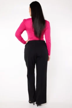 Pantalon à Jambes Amples -Ms Mode M11352012 10